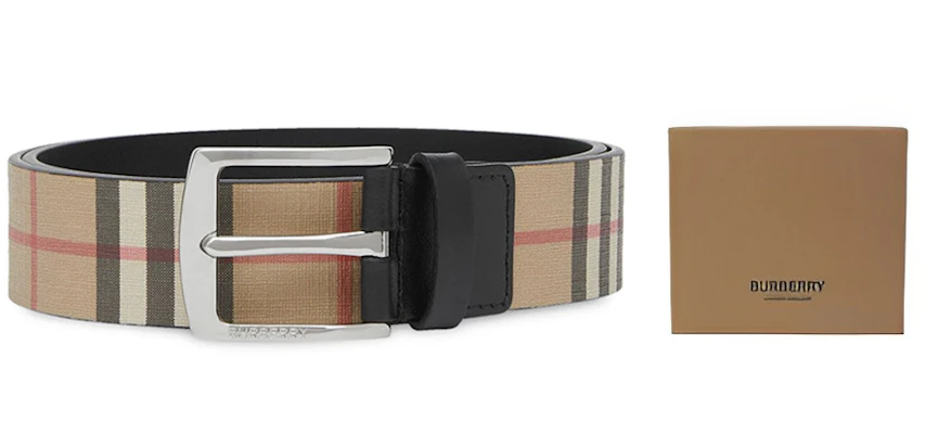 Burberry Vintage Check Eco-Friendly Unisex Couple Belt 35cm Wide 80256751 Order Burberry Vintage Check Eco-Friendly Unisex Couple Belt 35cm Wide 80256751