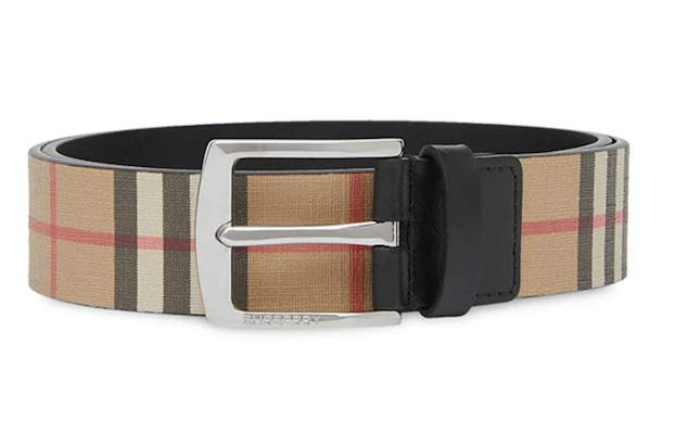 Burberry Vintage Check Eco-Friendly Unisex Couple Belt 35cm Wide 80256751 Lookbook Burberry Vintage Check Eco-Friendly Unisex Couple Belt 35cm Wide 80256751