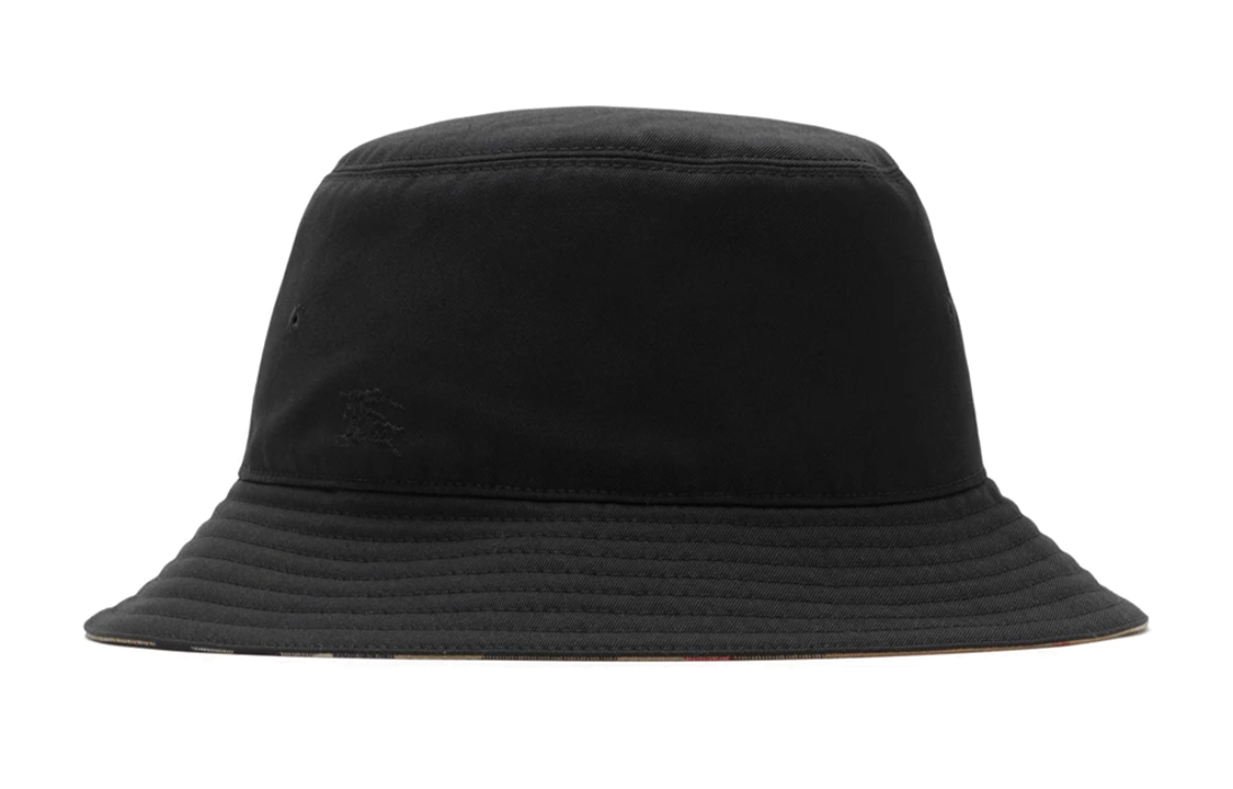 Order Sombrero de Cubo Algodón Burberry Vintage Check Equestrian Knight Beige Hombre 80857261