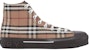 Burberry Vintage Check High Top Coklat Birch 80556611