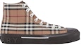 Order Burberry Vintage Check High Top Coklat Birch 80556611