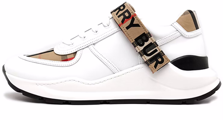 博柏利经典格纹米色白色皮革 80240521 Buy 博柏利经典格纹米色白色皮革 80240521