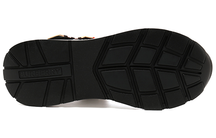 Burberry Vintage Check Leather Beige White 圖 5