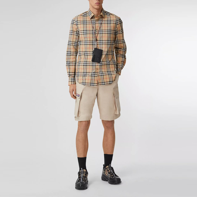 Burberry Vintage Check Long Sleeve Shirt Brown Autumn Collection 80385211 圖 3