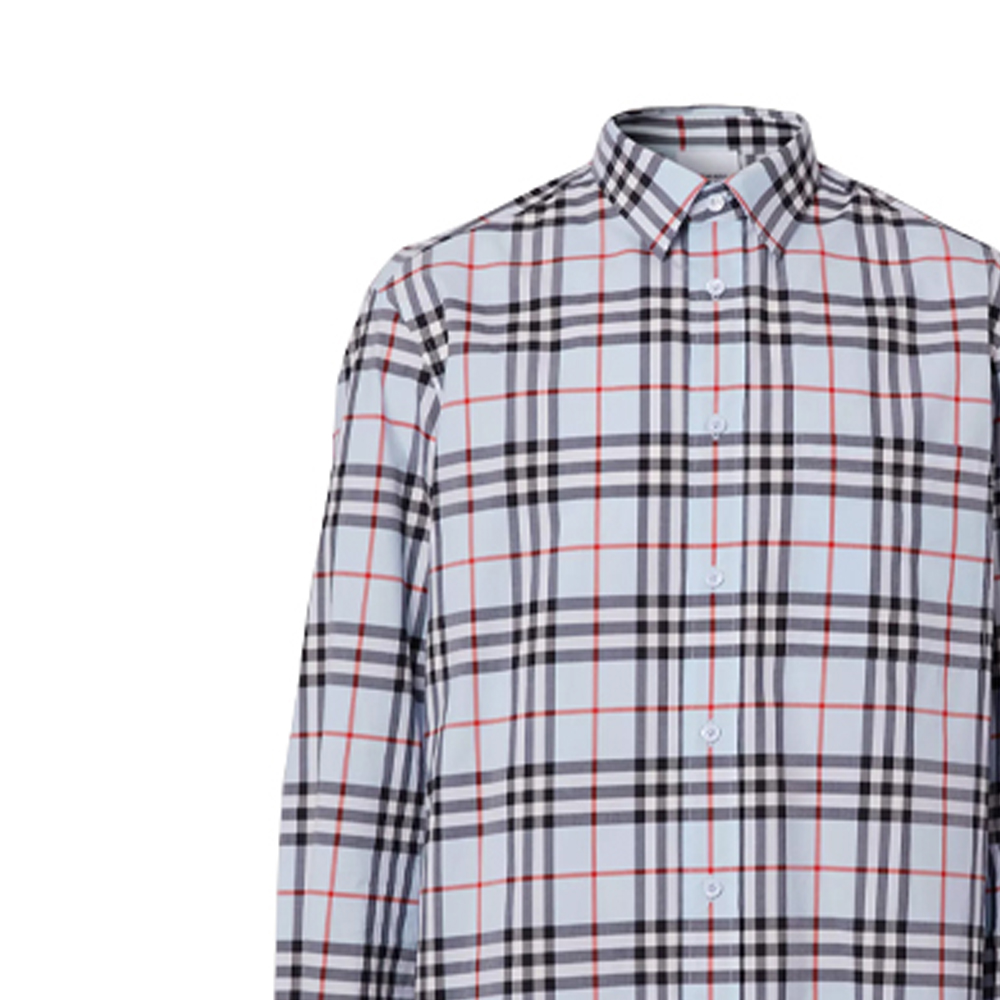 Burberry Vintage Check Long Sleeve Shirt with Logo for Men 80385221 圖 6