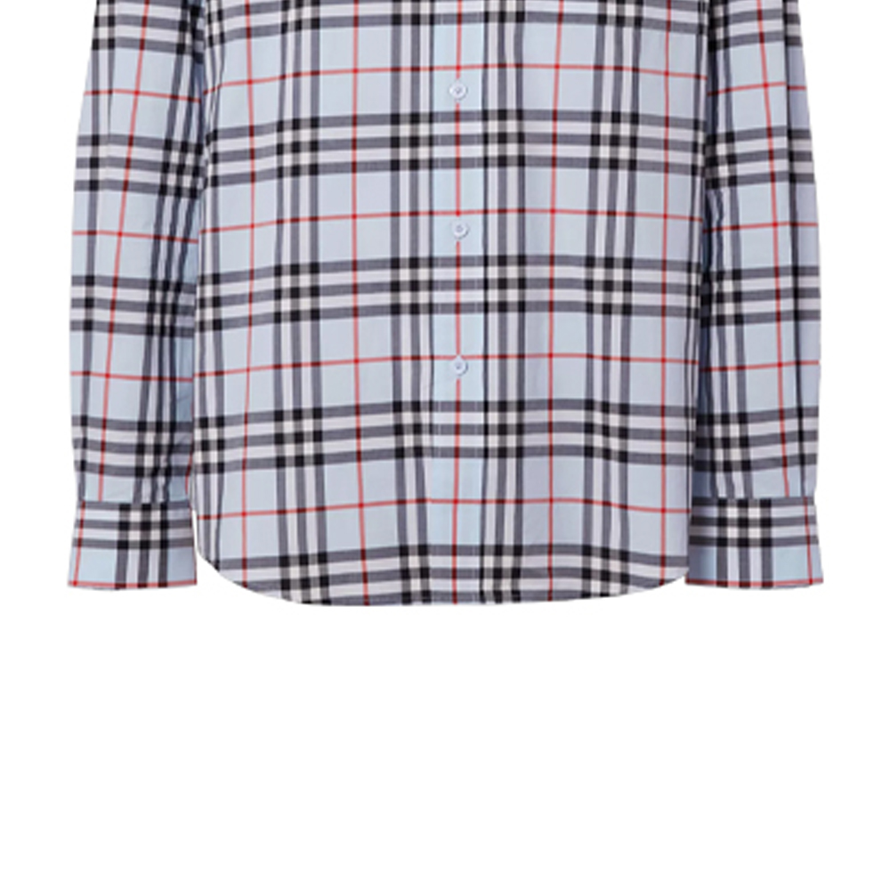 Burberry Vintage Check Long Sleeve Shirt with Logo for Men 80385221 圖 7