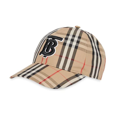 Burberry Vintage Check Monogram Baseball Cap 80172831