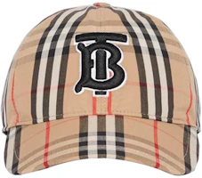 Lookbook Burberry Vintage Check Monogram Baseball Cap 80172831