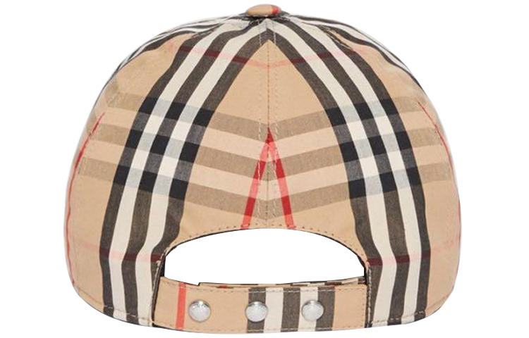 Shop Burberry Vintage Check Monogram Baseball Cap 80172831