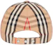 Shop Burberry Vintage Check Monogram Baseball Cap 80172831