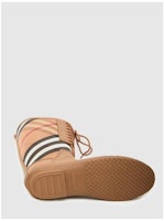 Burberry Vintage Check Rain Boots 'Brown Mid-Cut' 2315378 Burberry Vintage Check Rain Boots 'Brown Mid-Cut' 2315378
