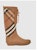 But Kasut Hujan Burberry Vintage Check 'Coklat Potongan Tengah' 2315378
