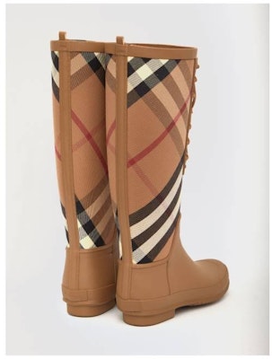 Botas de Lluvia Burberry Vintage Check 'Marrón de Caña Media' 2315378 Shop Botas de Lluvia Burberry Vintage Check 'Marrón de Caña Media' 2315378