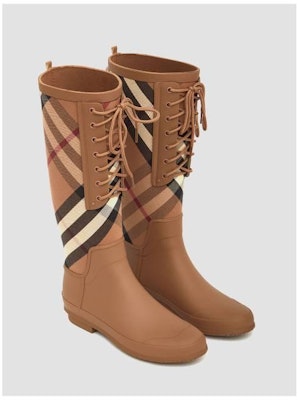 Botas de Lluvia Burberry Vintage Check 'Marrón de Caña Media' 2315378 Purchase Botas de Lluvia Burberry Vintage Check 'Marrón de Caña Media' 2315378