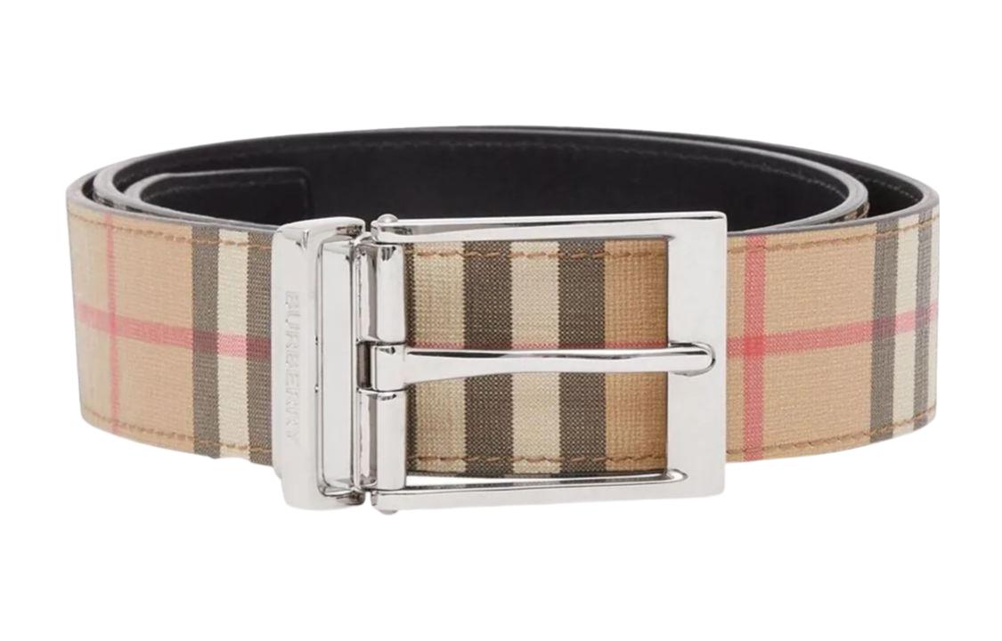 Order Burberry Vintage Check Reversible Belt for Men. 8052781