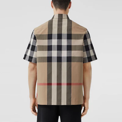 Burberry 復古格紋短袖襯衫 - 檔案米色 80428361 Details for Burberry 復古格紋短袖襯衫 - 檔案米色 80428361