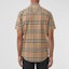 Purchase Burberry Vintage Check Kemeja Lengan Pendek Archive Beige Klasik 80208691