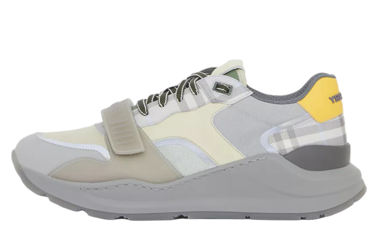 Buy 巴宝莉复古格纹休闲鞋“灰色格纹” 80509691