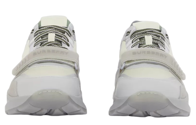 Lookbook 巴宝莉复古格纹休闲鞋“灰色格纹” 80509691