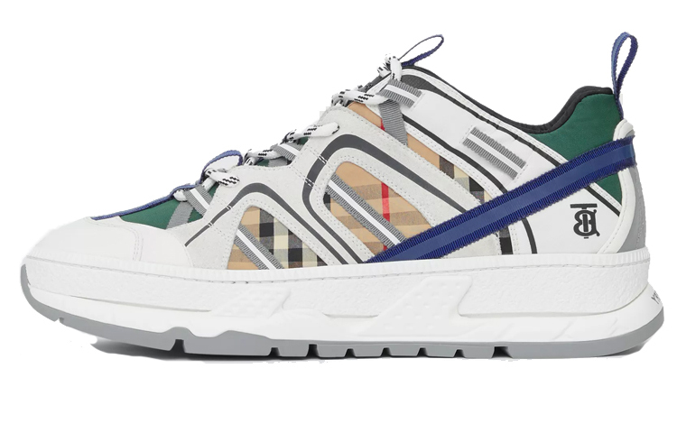 Buy Burberry Vintage Check Suede dan Nylon Sneakers 'Union Archive Beige' 80273221
