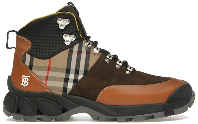 Botas Burberry Vintage Check Beige Marrón Negro 8018253 Buy Botas Burberry Vintage Check Beige Marrón Negro 8018253