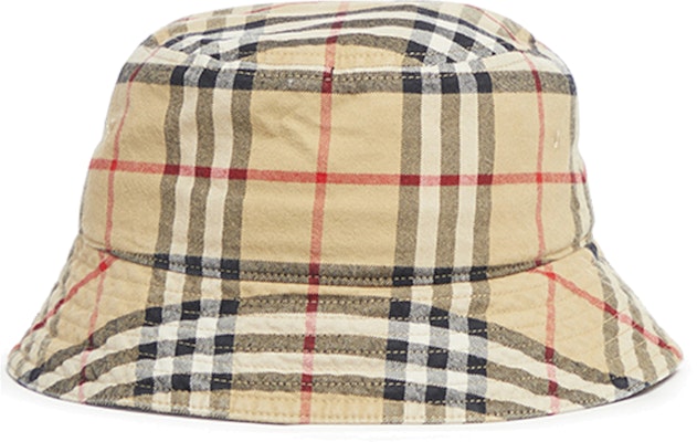 Burberry 經典格紋黃色男士漁夫帽 8075657A7026 Order Burberry 經典格紋黃色男士漁夫帽 8075657A7026