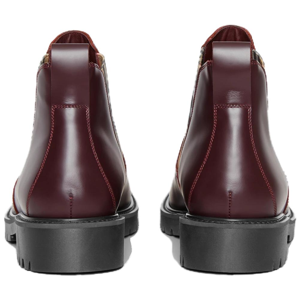 Shop バーバリー ヴィンテージ チェルシーブーツ (赤) 40786641