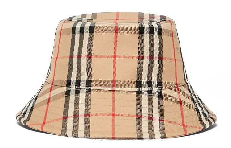 Burberry Vintage Polyester Bucket Hat Unisex Couple's Style 80269271
