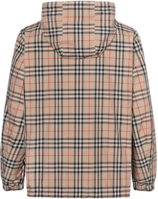 Burberry Vintage Reversible Classic Check Zip Hooded Jacket Beige 80270971 Lookbook Burberry Vintage Reversible Classic Check Zip Hooded Jacket Beige 80270971
