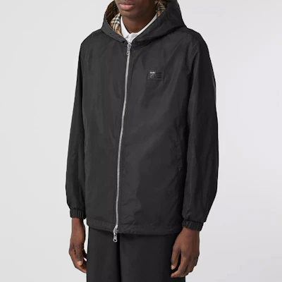 Burberry Vintage Reversible Classic Check Zip Hooded Jacket Beige 80270971 Details for Burberry Vintage Reversible Classic Check Zip Hooded Jacket Beige 80270971