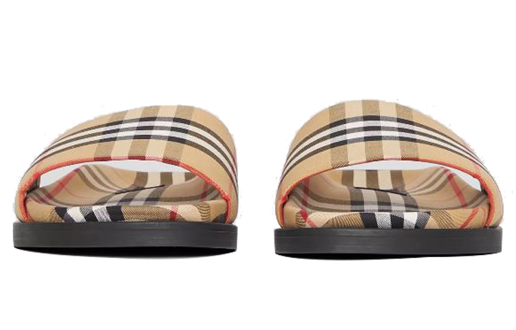 Burberry Vintage Slides 'Classic Check Yellow' 圖 3