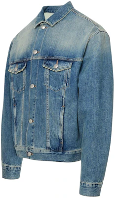 バーバリー ヴィンテージウォッシュ シングルブレスト デニムジャケット メンズ ブルー 80715441 Shop バーバリー ヴィンテージウォッシュ シングルブレスト デニムジャケット メンズ ブルー 80715441