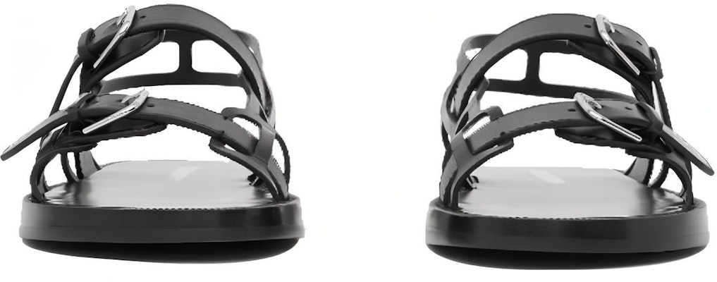 Burberry Webb Sandal 'Black Leather' 80276521 Order Burberry Webb Sandal 'Black Leather' 80276521