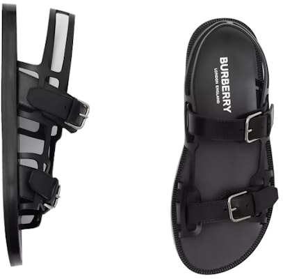 Burberry Webb Sandal 'Black Leather' 80276521 Shop Burberry Webb Sandal 'Black Leather' 80276521