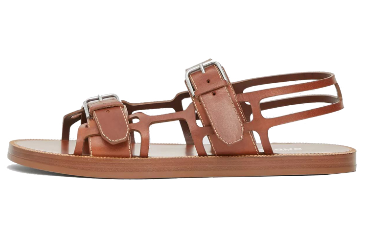Burberry Webb Sandals 'Tan Leather'