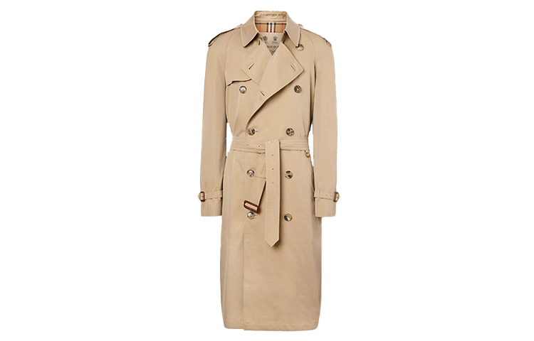 Burberry Westminster Double-Breasted Trench Coat in Honey Color 80280951 圖 2