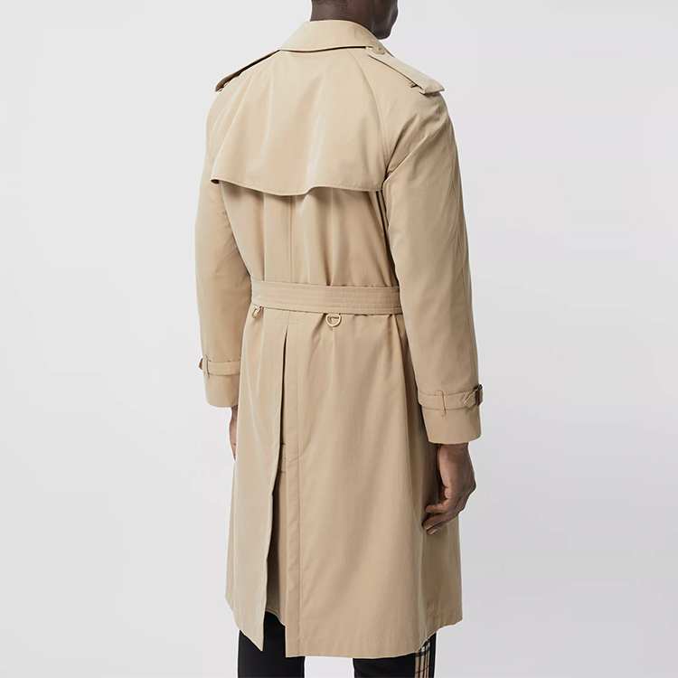 Burberry Westminster Double-Breasted Trench Coat in Honey Color 80280951 圖 4