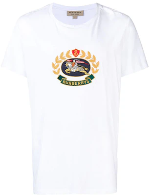 Burberry 麥穗騎士標誌白色短袖T恤 80029531 Buy Burberry 麥穗騎士標誌白色短袖T恤 80029531