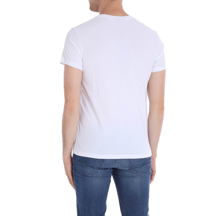 Shop Burberry 麥穗騎士標誌白色短袖T恤 80029531