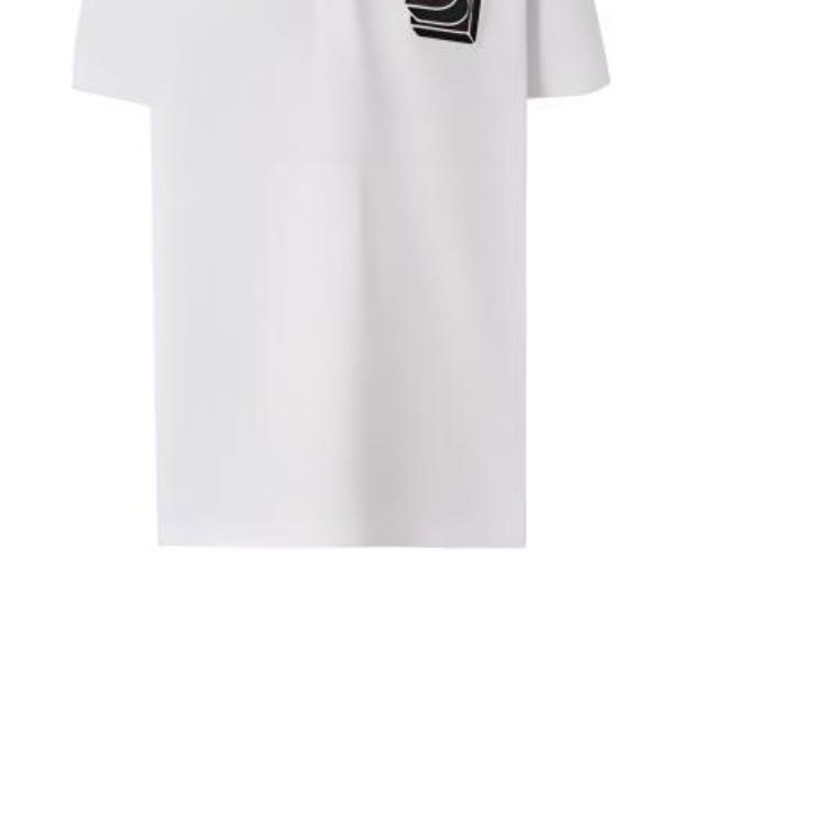 Burberry White Alphabet Pattern Polo Shirt. 80454901 圖 8