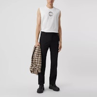 Burberry Baju Dalam Slim Putih Kapas dengan Cetakan Logo 45658611 Details for Burberry Baju Dalam Slim Putih Kapas dengan Cetakan Logo 45658611