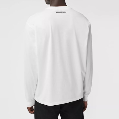 Burberry Kaos Lengan Panjang Putih dengan Bordir Bintang 80375641 Details for Burberry Kaos Lengan Panjang Putih dengan Bordir Bintang 80375641