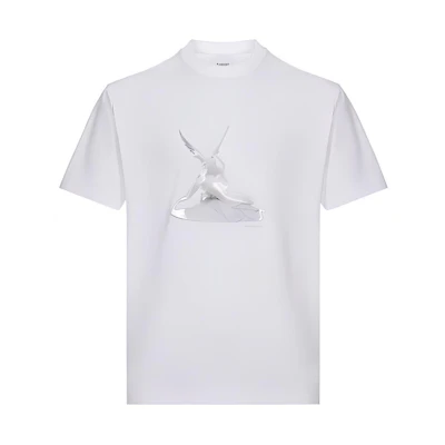 Burberry White Cupid Print Crewneck T-Shirt 80243651