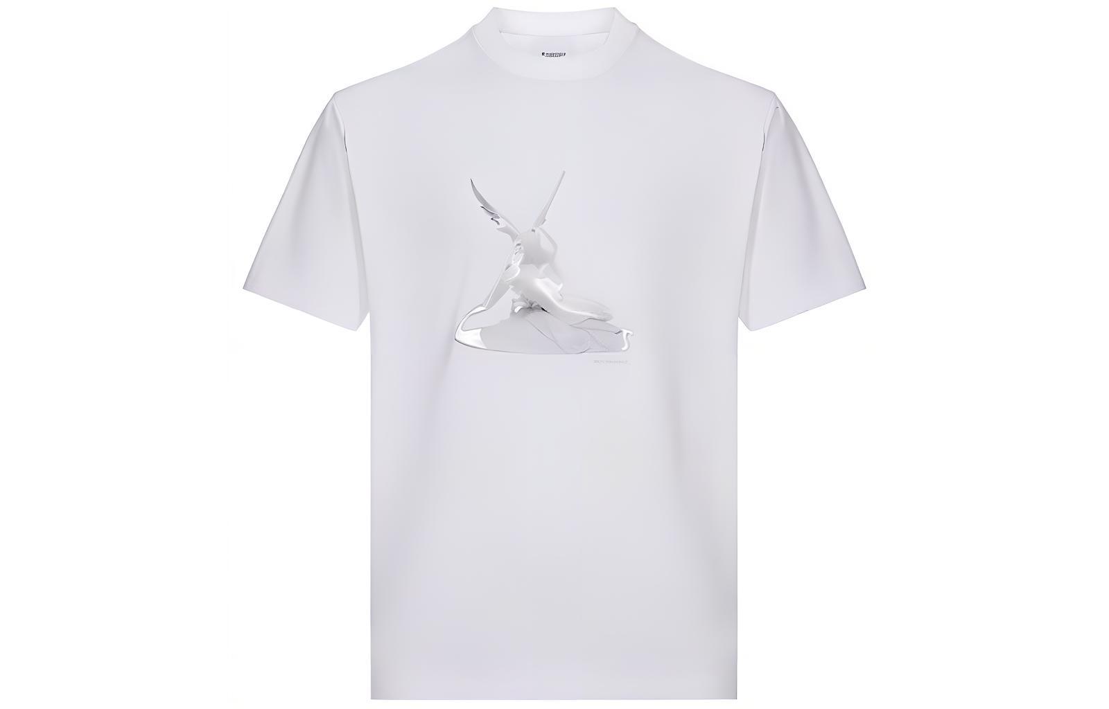 Burberry White Cupid Print Crewneck T-Shirt 80243651 圖 2