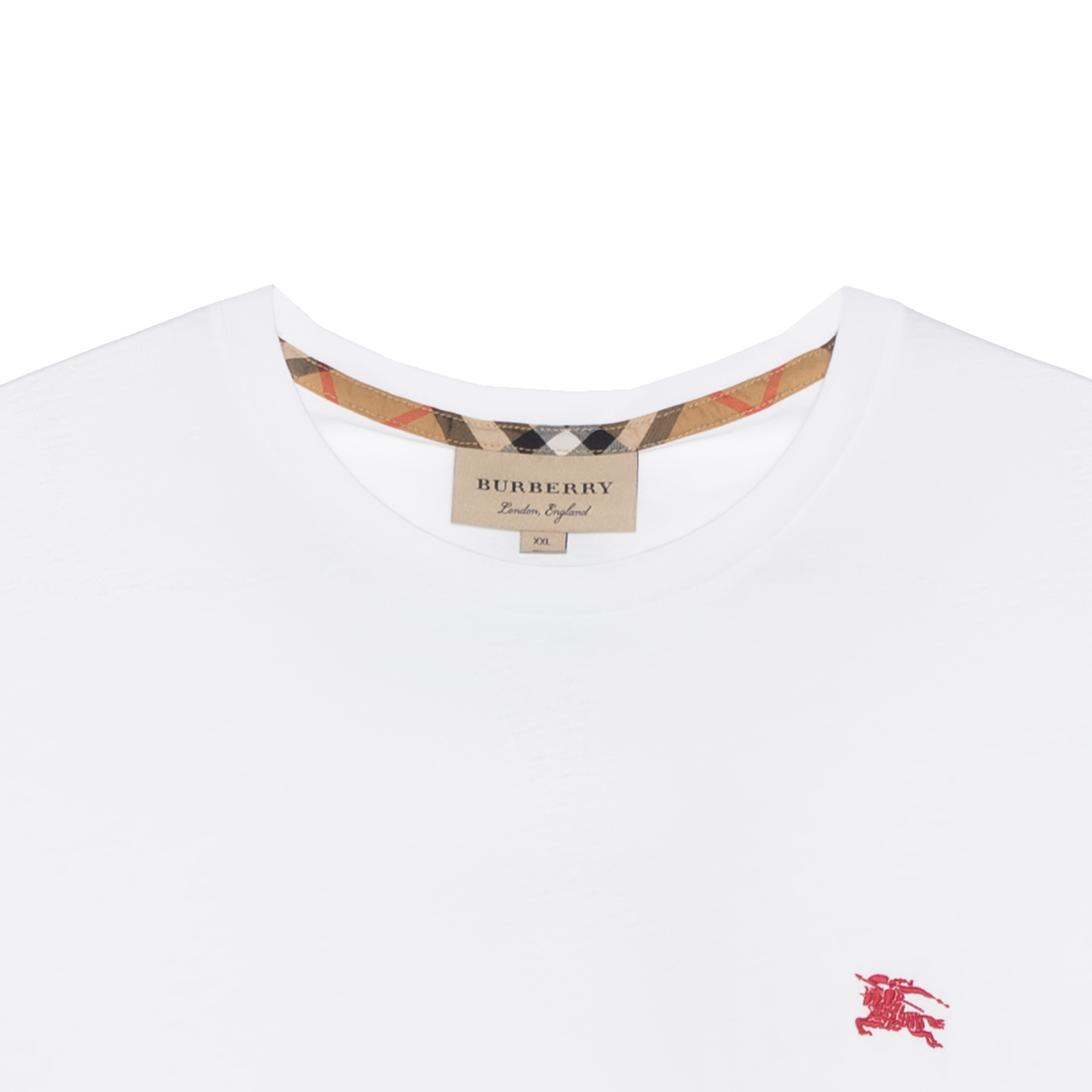 Burberry White Embroidered Cavalry Crest Crewneck T-Shirt 80038311 圖 6