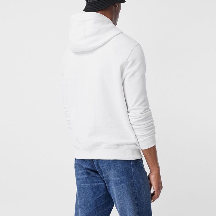 Burberry White Hoodie with Logo Print 80246051 圖 5