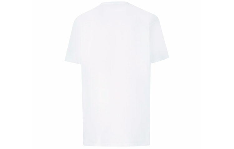 Burberry White Letter Print Crew Neck Casual T-Shirt. 45587651 圖 3