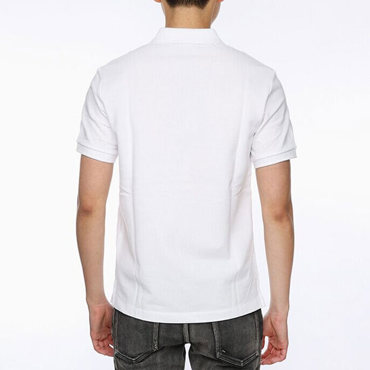 Purchase Burberry White Logo Button Short Sleeve Polo Shirt. 80045791