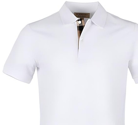 Burberry White Logo Button Short Sleeve Polo Shirt. 80045791 Details for Burberry White Logo Button Short Sleeve Polo Shirt. 80045791