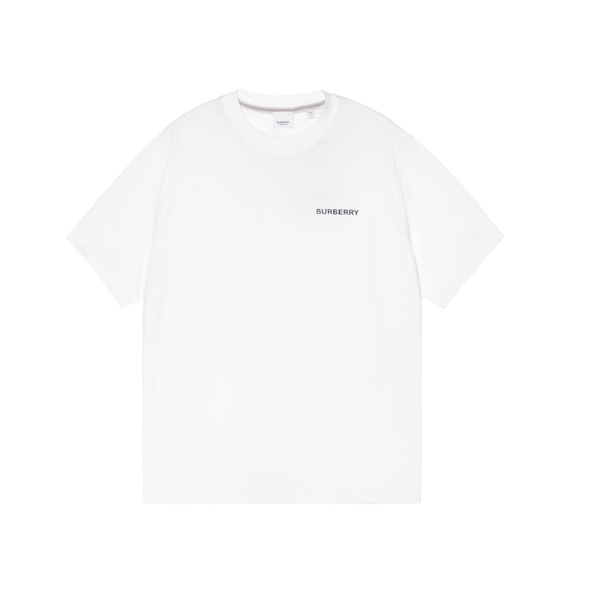 Burberry White Logo Crewneck Short Sleeve T-Shirt 80501661 圖 2